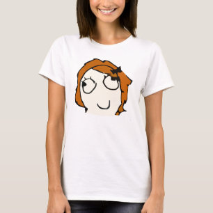 Derpina mit Schlick (rotes) Meme Shirt