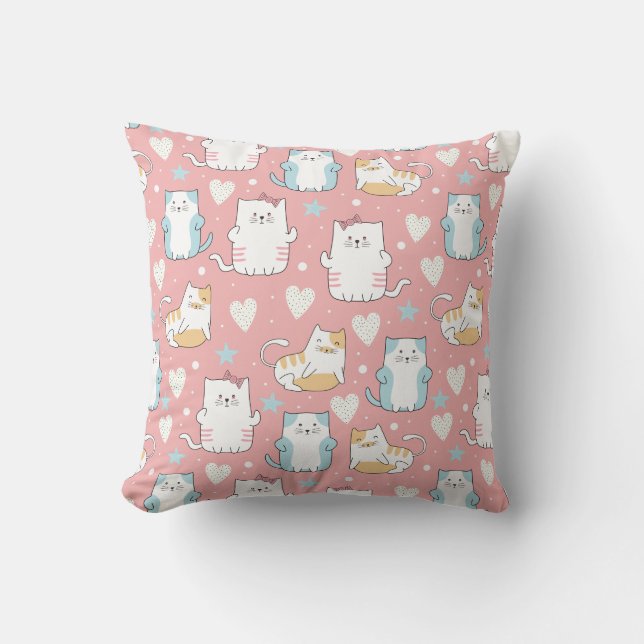 Derpy Cats Kissen (Vorderseite)