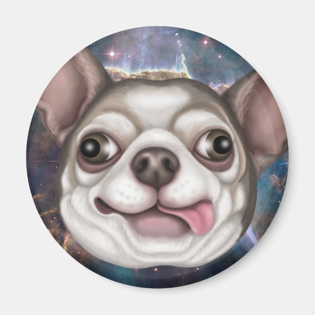 Derpy Chihuahua Magnet (Vorne)