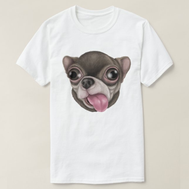 Derpy Chihuahua T-Shirt (Design vorne)