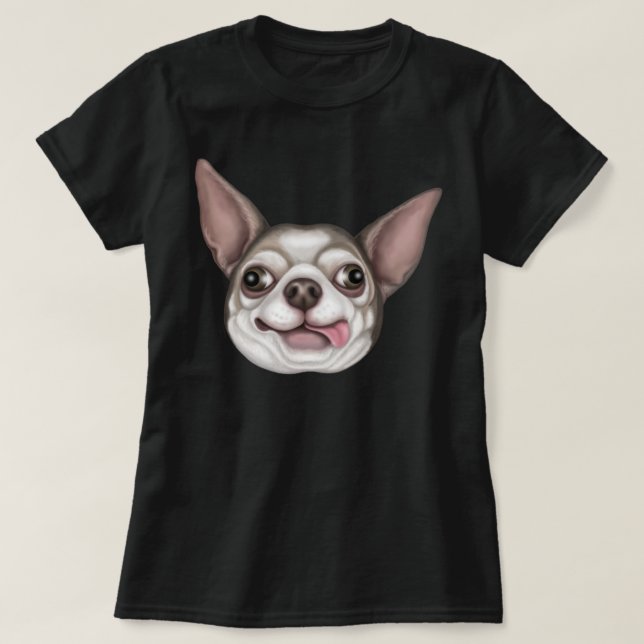 Derpy Chihuahua T-Shirt (Design vorne)