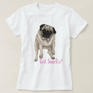 Derpy Mops - Got Snacks? T-Shirt