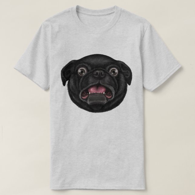 Derpy Mops T-Shirt (Design vorne)