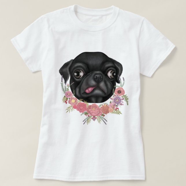 Derpy Mops T - Shirt (Design vorne)