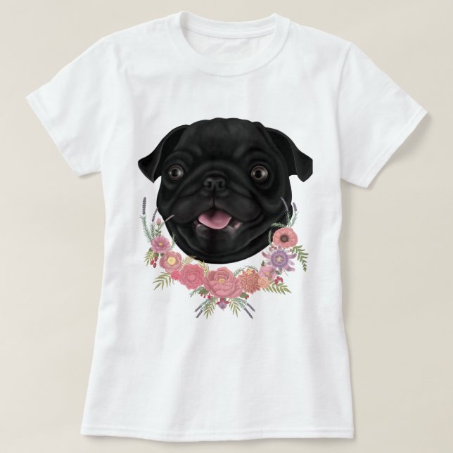 Derpy Mops T-Shirt (Design vorne)