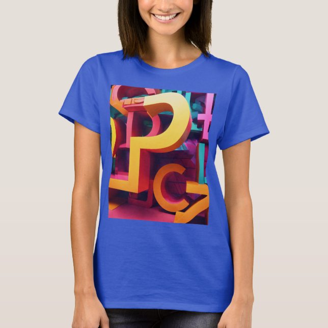 Derrick 3D Vibrance T-Shirt" T-Shirt (Vorderseite)