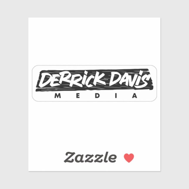 Derrick Davis Media - Sticker (Blatt)