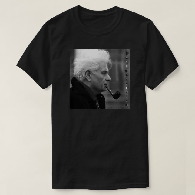 Derrida Jacques T-Shirt (Design vorne)