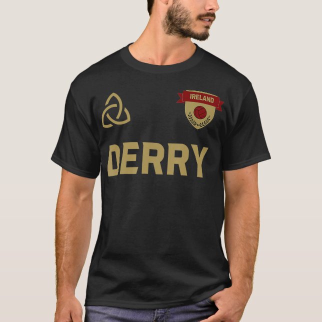 Derry Gaelic Jersey T-Shirt (Vorderseite)