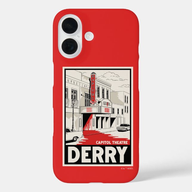 Derry Hauptstadt Theater Case-Mate iPhone Hülle (Rückseite)