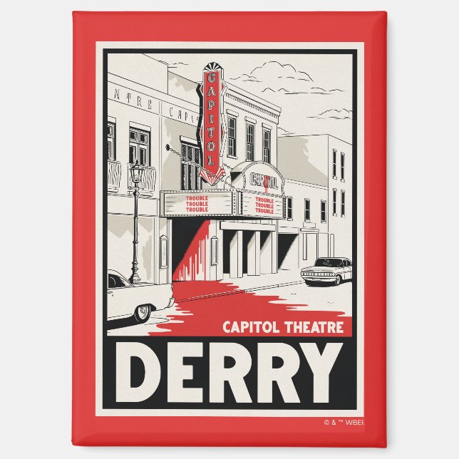 Derry Hauptstadt Theater Magnet (Vorderseite)