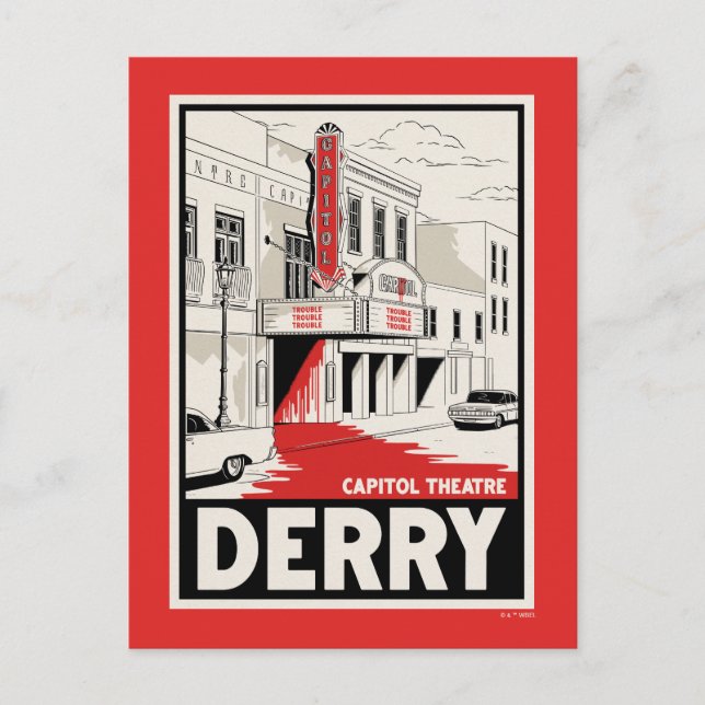 Derry Hauptstadt Theater Postkarte (Vorderseite)