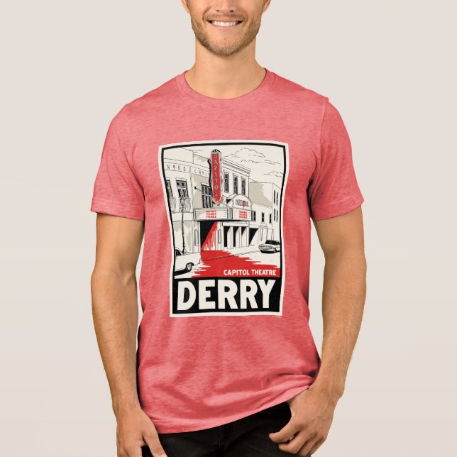 Derry Hauptstadt Theater Tri-Blend Shirt (Vorderseite)