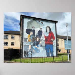 Derry/Londonderry Nordirland Die Probleme Poster