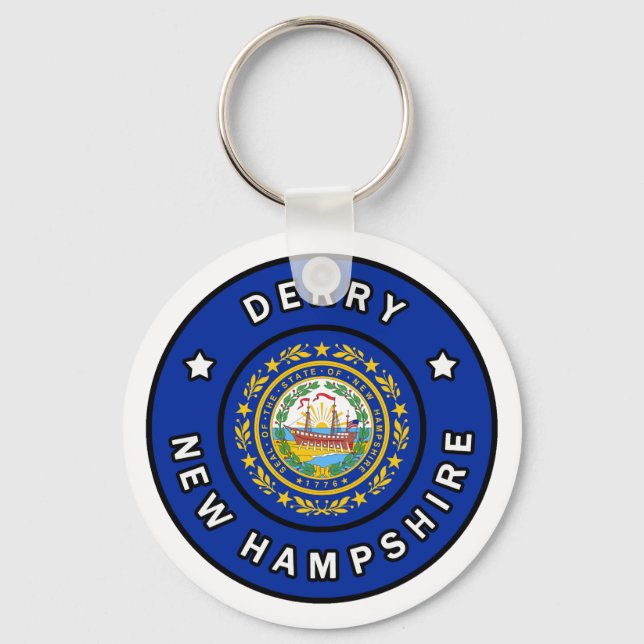 Derry New Hampshire Schlüsselanhänger (Vorderseite)