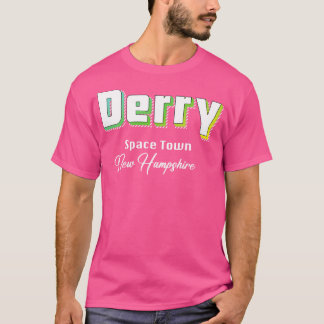 Derry New Hampshire Yellow Text T-Shirt
