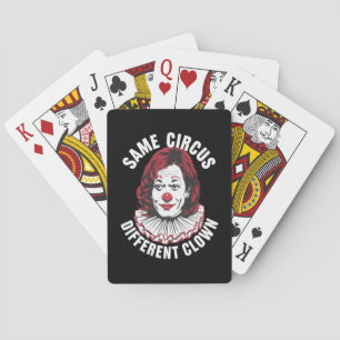 Derselbe Circus Different Clown Anti Kamala 2024 Spielkarten
