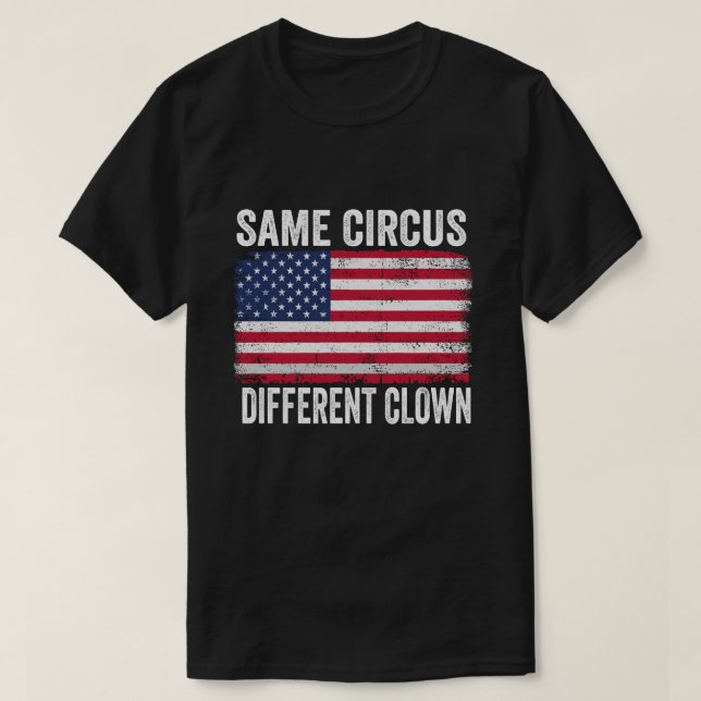 Derselbe Circus Different Clown Funny Kamala Harri T-Shirt (Design vorne)