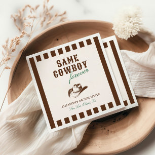 Derselbe Cowboy Forever Bachelorette Wochenende Serviette