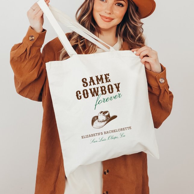 Derselbe Cowboy Forever Bachelorette Wochenende Tragetasche (Von Creator hochgeladen)