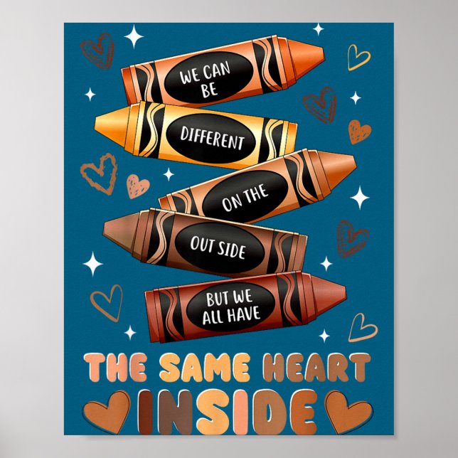 Derselbe Herzschlag im Inneren Juneteenth Black Hi Poster (Vorne)