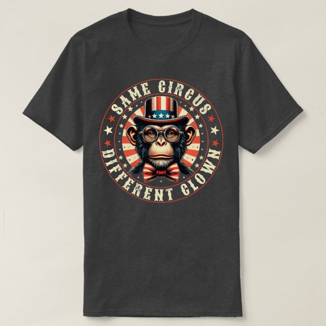 Derselbe Zirkus Unterschiedlicher Clown T-Shirt (Design vorne)