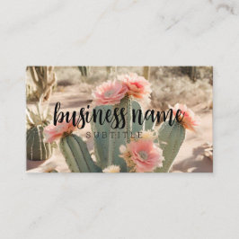 Derset Cactus + Blume Business Card Visitenkarte