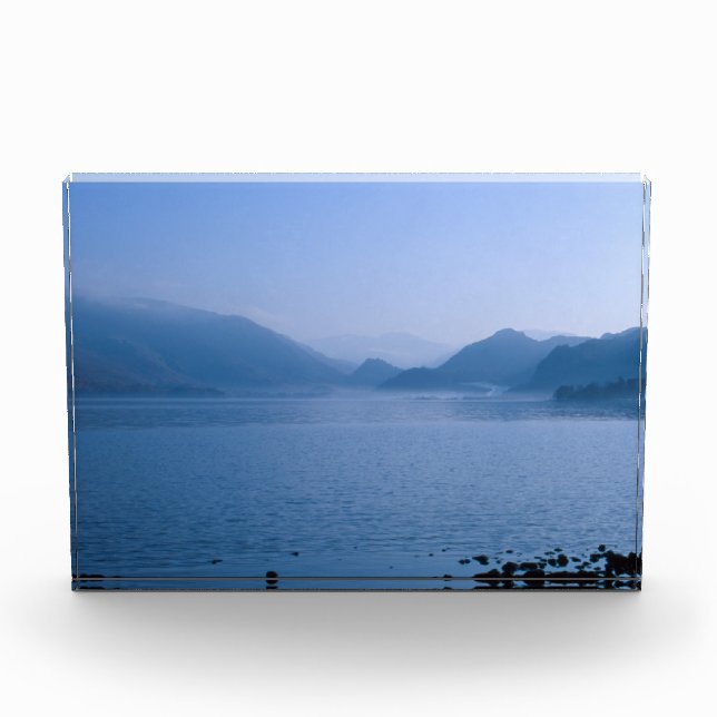 Derwent Water Cumbria England Card Poster Fotoblock (Vorderseite)