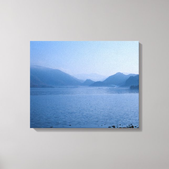 Derwent Water Cumbria England Card Poster Plaque Leinwanddruck (Vorderseite)