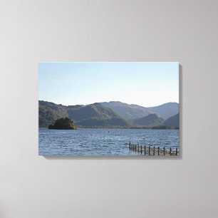 Derwent Water Cumbria England Leinwanddruck