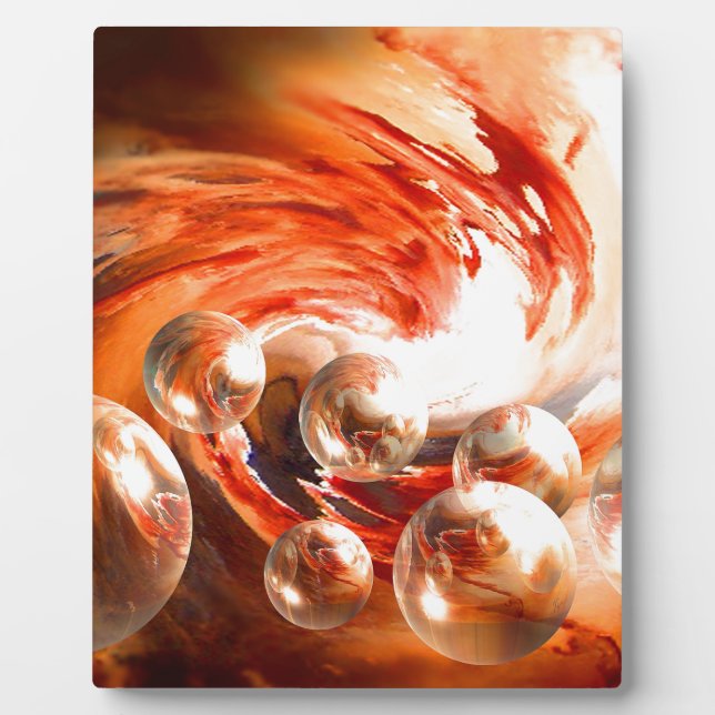 Derzeit Abstrakt Fotoplatte (Vorderseite)