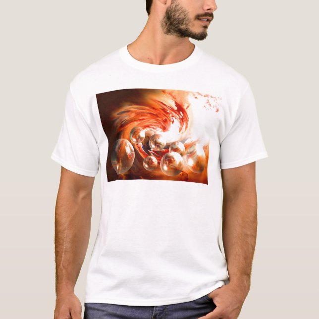 Derzeit Abstrakt T-Shirt (Vorderseite)