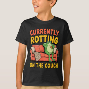 Derzeit auf dem Sofa verrottender lustiger faule F T-Shirt