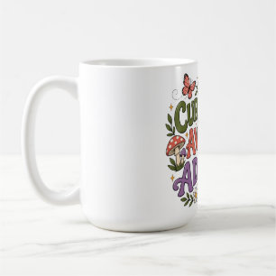Derzeit Erwachsenwerden Vermeidend Lustiger Floral Kaffeetasse