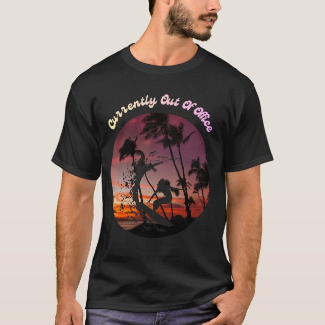 Derzeit nicht im Büro T-Shirt (Vorderseite)
