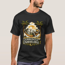 Derzeit nicht verfügbare Retro-Skelett-Strand T-Shirt