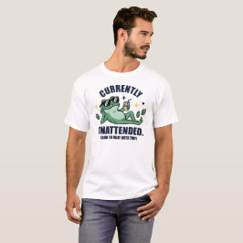 Derzeit unbeaufsichtigter lustiger Frosch Chill So T-Shirt