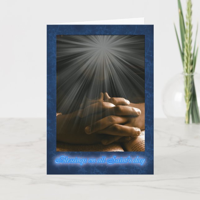 Des Allerheiligen Karte (Vorderseite)