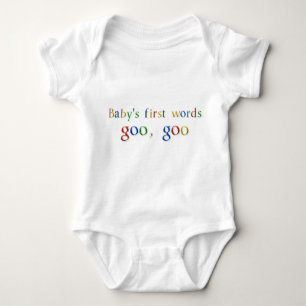 Des Babys ersten fasst Goo, Goo Google-T - Shirt