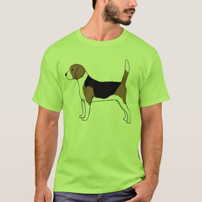 Des Beagle-| niedlicher cooler Eckzahn T-Shirt (Vorderseite)