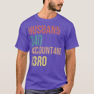 des Buchhalters Vater Buchhalter Vater Geschenk Id T-Shirt