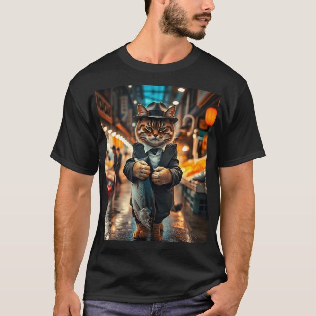 Des Catfathers Fang T-Shirt (Vorderseite)