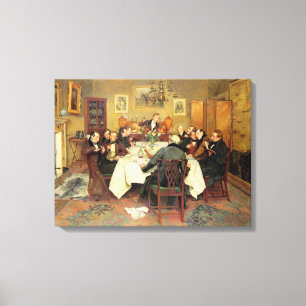 Des der Toast-"Schatze Bagmans und Ehefrauen (Öls Leinwanddruck