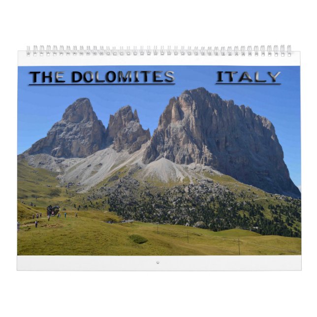 Des Dolomits, Italiens Kalender (Titelbild)
