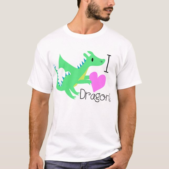 Des Drache-T - Shirt I der Liebe I (Vorderseite)