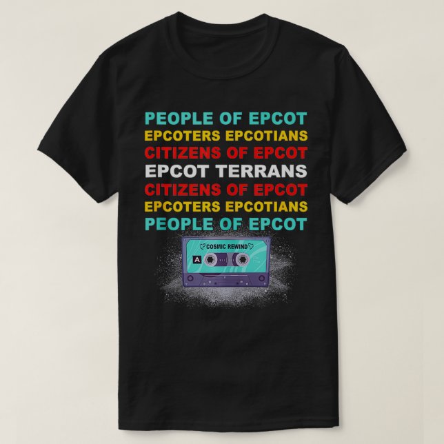 des EPCOT T-Shirt (Design vorne)