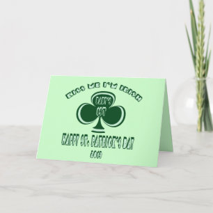 Des ersten St Patrick des Babys Tageskarte 2013 Karte
