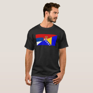 des Flaggen-Landes Serbiens Bosnien-Herzegowina T-Shirt