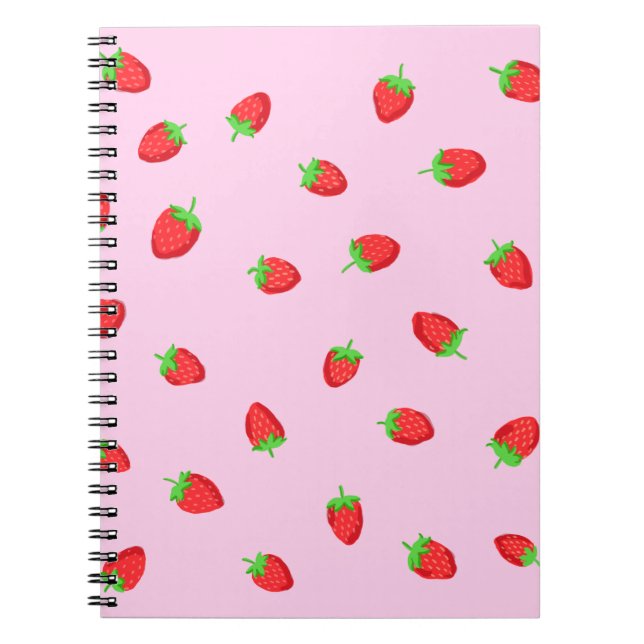 Des Fraises Notebook Notizblock (Vorderseite)