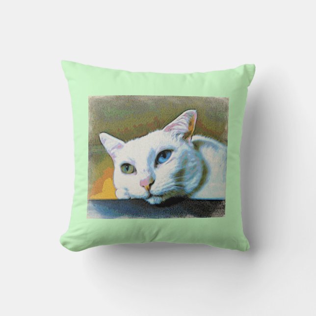 Des Geistes 2 stellte Kissen #2 gegenüber (Vorderseite)